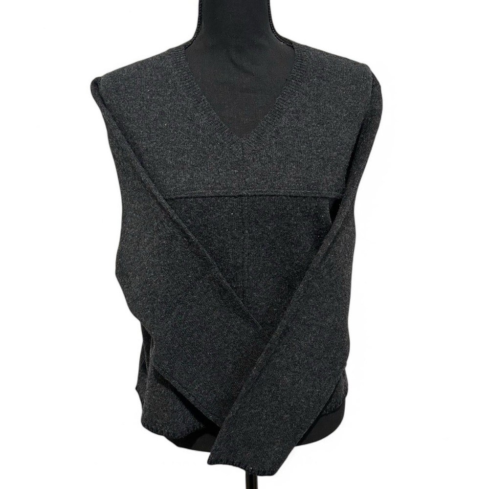 Eddie Bauer Y2K vintage Dark Gray Wool Sweater